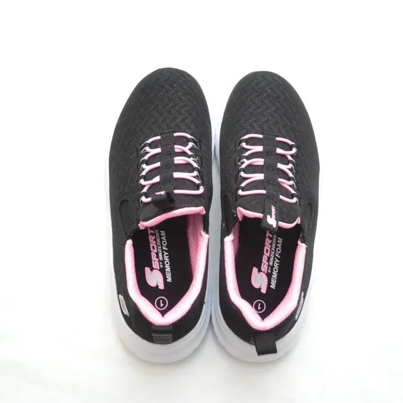 S Sport By Skechers Kids' Vana Sneakers - Black - Picture 7 of 8
